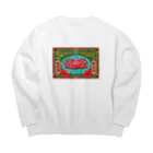 海鮮ちあきの我楚蟹 Big Crew Neck Sweatshirt