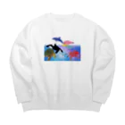 St.SKの水族館 Big Crew Neck Sweatshirt