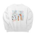 ツチノコマーチのチンアナゴ会議 Big Crew Neck Sweatshirt