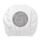 Yuki Kashattoのまるまる般若心経 Big Crew Neck Sweatshirt