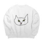 コギンの銀の助(顔だけ) Big Crew Neck Sweatshirt