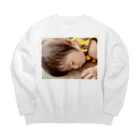 ayanasoraのおひるね Big Crew Neck Sweatshirt