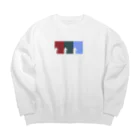 まつのしばいぬさん  5・6・7ミックス Big Crew Neck Sweatshirt