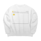 illust_designs_labの架空のOSのウインドウ・フォルダー画面 Big Crew Neck Sweatshirt