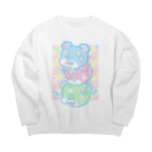 アジサイの織のSweet Bear Bear Bear Big Crew Neck Sweatshirt