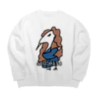 ダイナマイト87ねこ大商会のゲロマブ鶴スケバン Big Crew Neck Sweatshirt