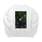 クツナ ノリコのdog-1 Big Crew Neck Sweatshirt