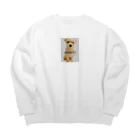 omochi101のomochi Big Crew Neck Sweatshirt