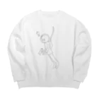 アトリエヱキパのダイバー Big Crew Neck Sweatshirt