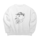 nyakunam shopのポテトくん・ビッグシルエットスウェット Big Crew Neck Sweatshirt