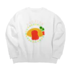 Yuuのyuuオリジナルイラスト22 OMURICE Big Crew Neck Sweatshirt