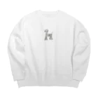 SAKOのしょうこちゃんの本気/シマウマ Big Crew Neck Sweatshirt