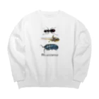 Mr.azzurroのPopular with children Big Crew Neck Sweatshirt