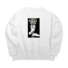 つぶつぶみかんのガスマスくん Big Crew Neck Sweatshirt