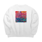 カヨラボ　スズリショップの珊瑚礁／カヨサトーTX Big Crew Neck Sweatshirt