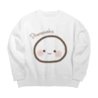 Tamachan shopのどどんとおおきいしらたま子ちゃん Big Crew Neck Sweatshirt