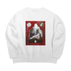 hkのBorn and returned Big Crew Neck Sweatshirt