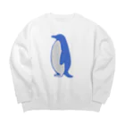 手描きのエトセトラのペンギン Big Crew Neck Sweatshirt