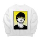 桜嵐の部屋のストリート系桜嵐グッズver3 Big Crew Neck Sweatshirt