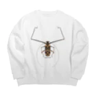 insectech.comのテナガカミキリ Big Crew Neck Sweatshirt