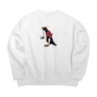 okanoxnekoのPENGUIN Big Crew Neck Sweatshirt