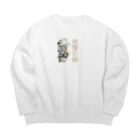 猫族＊犬族の部屋の猫族＊犬族の部屋『開運祈願』 Big Crew Neck Sweatshirt