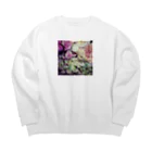 chioriの花束💐 Big Crew Neck Sweatshirt