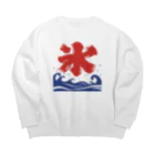 fooooodのかき氷はじめました！ Big Crew Neck Sweatshirt