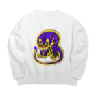 ビレイダオのネオン　虎ちゃん Big Crew Neck Sweatshirt