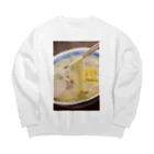 simoneの味噌ラーメン Big Crew Neck Sweatshirt