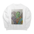 hwfの業ヲ啜ル Big Crew Neck Sweatshirt