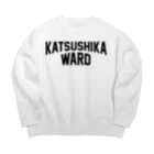 JIMOTOE Wear Local Japanのkatsushika ward　葛飾区 ファッション Big Crew Neck Sweatshirt