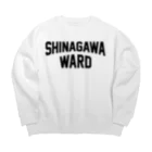 JIMOTO Wear Local Japanの品川区 SHINAGAWA WARD Big Crew Neck Sweatshirt