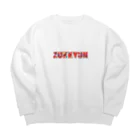 えすぷれっそましーんのズッキュン(ZUKKYUN) シンプル Big Crew Neck Sweatshirt