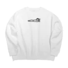 yorimichiのごろごろ Big Crew Neck Sweatshirt