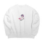 oekakiの少女A Big Crew Neck Sweatshirt