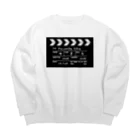 なでしこ@デザインの映画撮影 カチンコ Big Crew Neck Sweatshirt