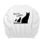 マロマロのKuro neko Big Crew Neck Sweatshirt