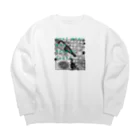 MINAMOMOKOのうまし思い出 Big Crew Neck Sweatshirt