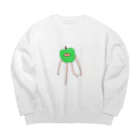 おるたなの青りんご先輩 Big Crew Neck Sweatshirt