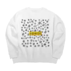 PARAKEET PARAKEETのこちょこちょドット Big Crew Neck Sweatshirt