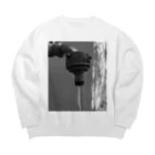 アトリエヱキパの真水 Big Crew Neck Sweatshirt