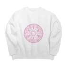 清水ゆかりの魔法陣〜ピンク〜 Big Crew Neck Sweatshirt