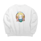 LoGoSiCKのアマピエン Big Crew Neck Sweatshirt