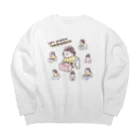 倉田けいのつかまり立ち練習 Big Crew Neck Sweatshirt