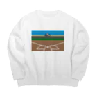 tamaccoの甲子園 Big Crew Neck Sweatshirt