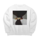 shiqiの着るもの部門の後ろ頭 Big Crew Neck Sweatshirt