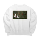 YOSHIKAZ KAWAKAMIの忙しいうさぎ Big Crew Neck Sweatshirt