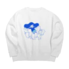 ふわんちゃんのわっか Big Crew Neck Sweatshirt