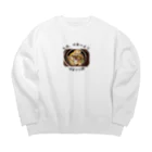 今夜、何食べようのはまぐり鍋 Big Crew Neck Sweatshirt